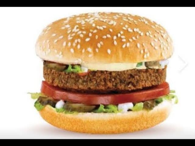 Falafel Burger menu