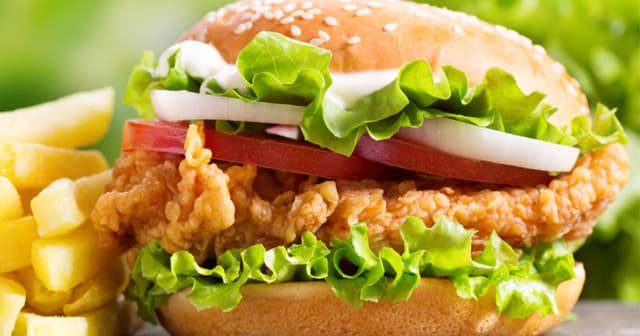 Crispy Burger Menu