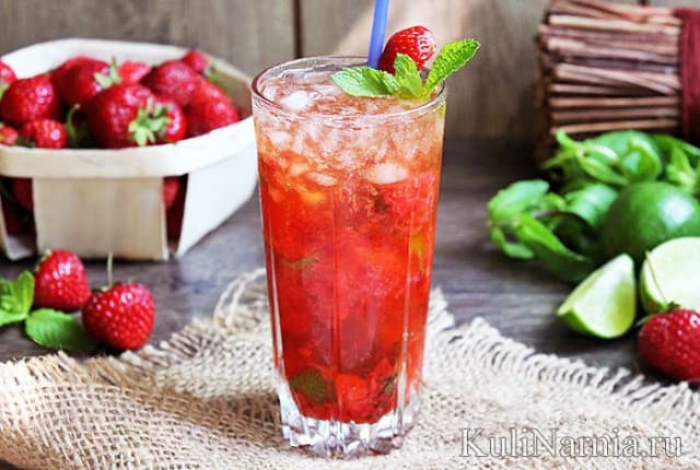 Erdbeere-Mojito