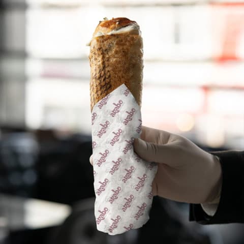 Double shawarma sandwich