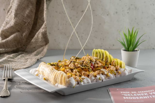 Fruit Salad with Hazelnut and Honey