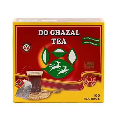 دو غزال شاي أحمر سيلاني عدد 100