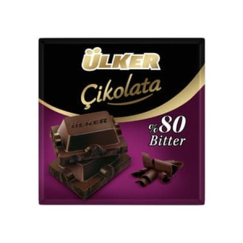 ÜLKER 80% BITTER ÇIKOLATA 60 G