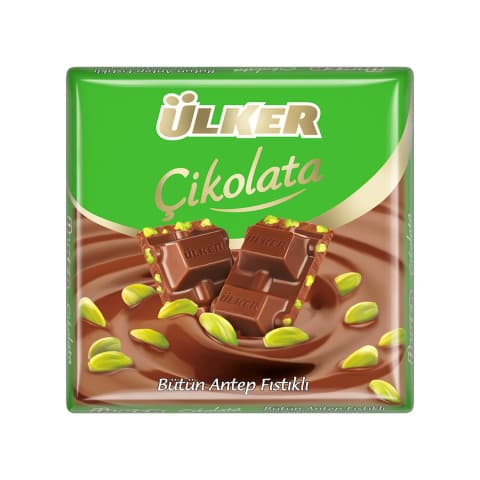  ÜLKER ÇİKOLATA BÜTÜN ANTEP FISTIKLI 65 G