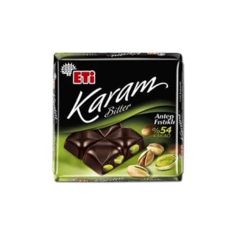 ETI 54% BITTER ÇIKOLATA ANTEP FISTIKLI 60 G
