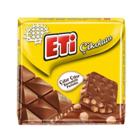 ETI ÇIKOLATA ÇITIR KARAMELLI PATLAKLI 57 G