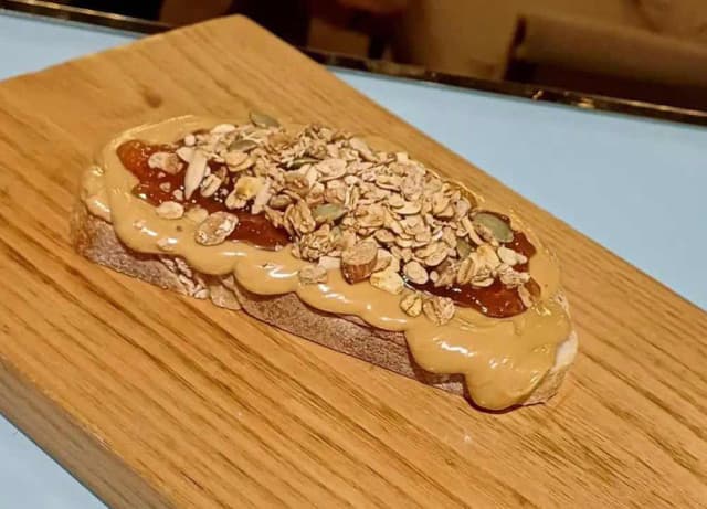 Peanut Butter with Granola & Jam