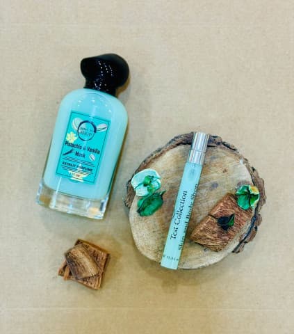 Parfum pistachio and vanilla