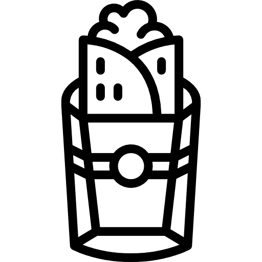 سندويش مع لحم