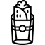 سندويش مع لحم