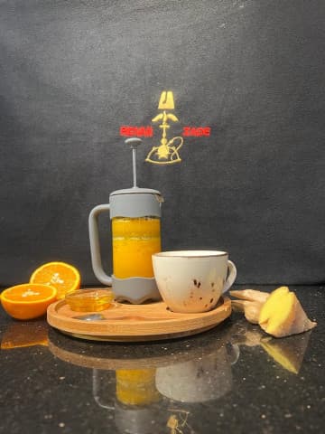 برتقال وزنجبيل