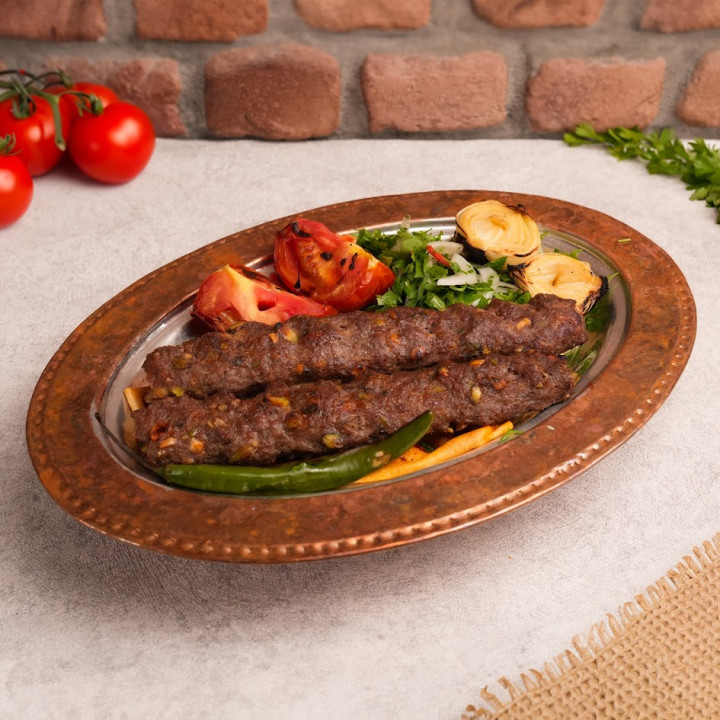 Kebab with nuts