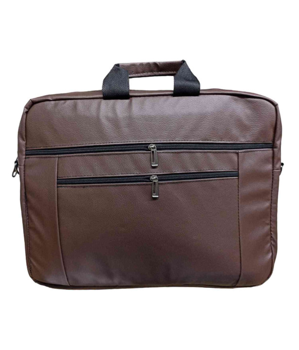 laptop çantası 15.6 inç deri kahverengi
