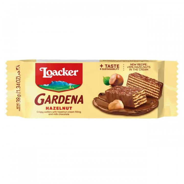 Loacker Gardena Hazelnut Wafer (38g)