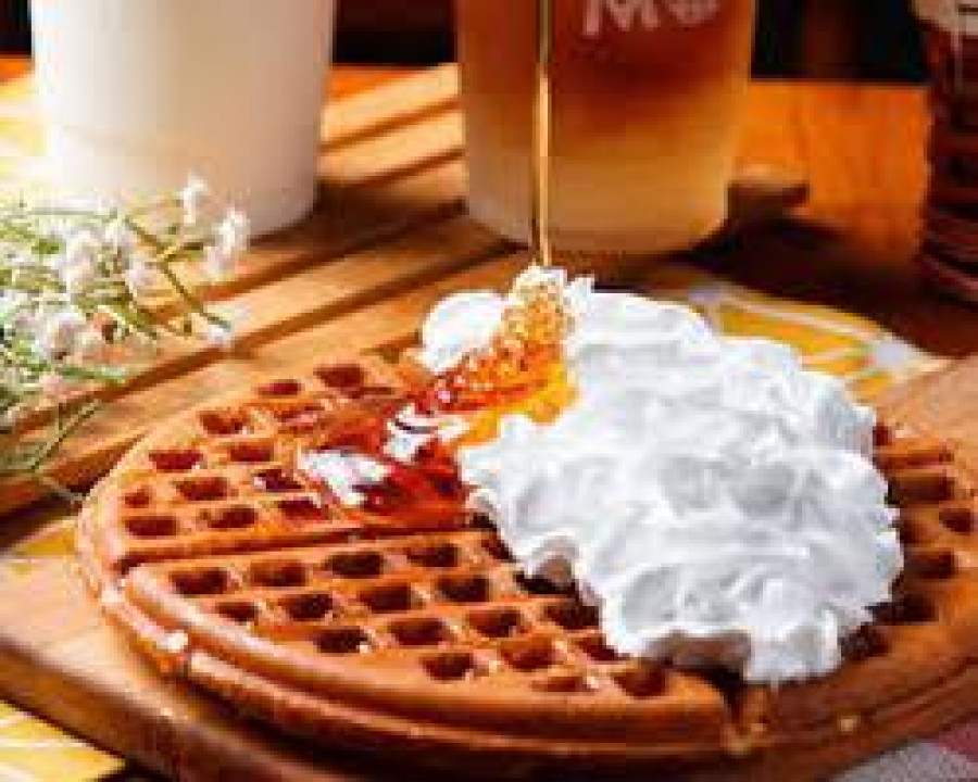 Cream Honey Waffle