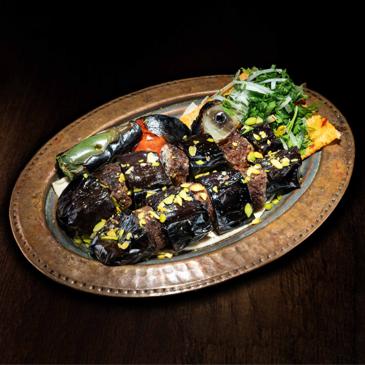 Kabab with aubergine