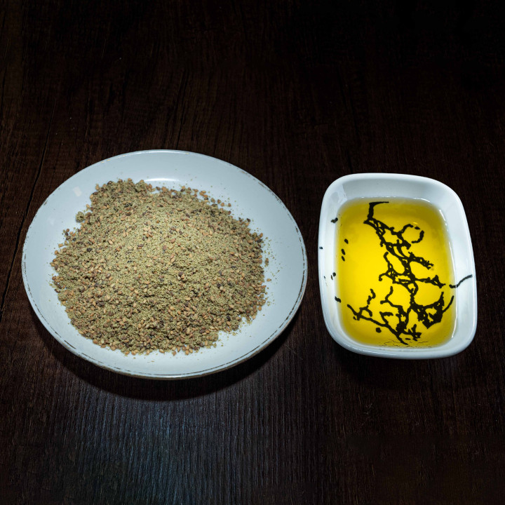 Olive oil and zater_plate